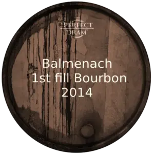 Balmenach 1st fill Bourbon 2014