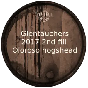 Glentauchers 2017 – 2nd fill Oloroso hogshead
