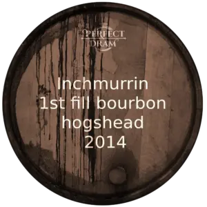 Inchmurrin 1st fill bourbon hogshead 2014